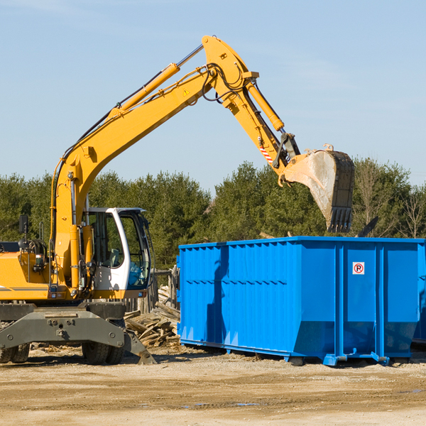 can i choose the location where the residential dumpster will be placed in Benton